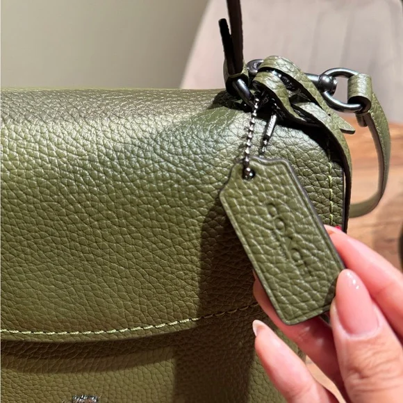 Coach Olive Green Emery Top Handle Satchel - Picture 2 of 15